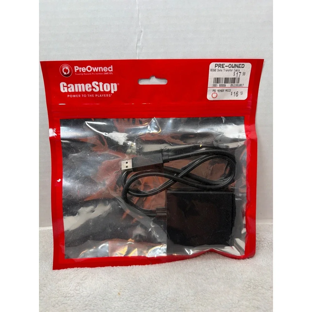 Microsoft Xbox 360 Hard Drive Transfer Cable Model 1499 Black Data Migration